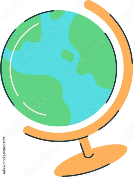 Obraz globe icon illustration