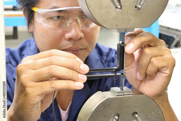 Fototapeta Tensile test setup