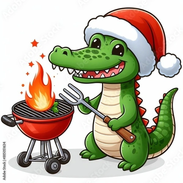 Obraz Croco barbecue