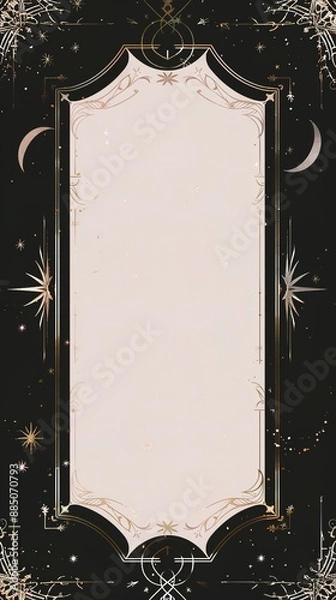 Fototapeta Illustrations of tarot cards, the theme of isoterics and fortune telling Generative AI	
