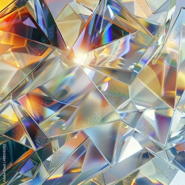 Fototapeta abstract background with stars