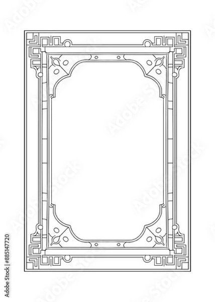 Obraz アンティークなフレーム