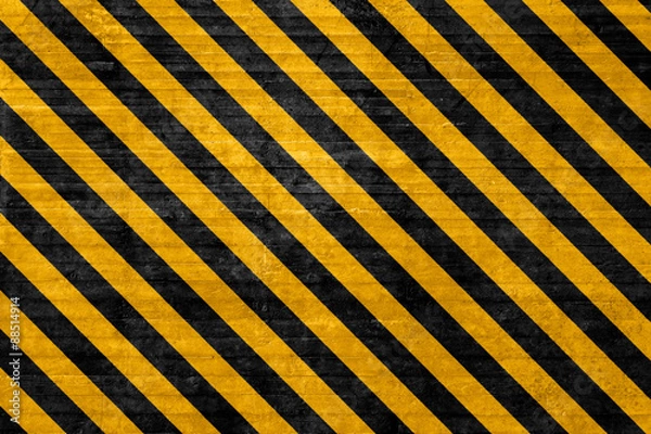 Obraz Textured hazard background
