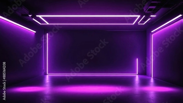 Fototapeta Background with Glowing Lights for Dynamic Effect