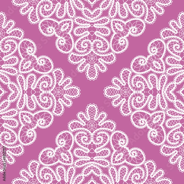 Obraz Abstract seamless lace pattern