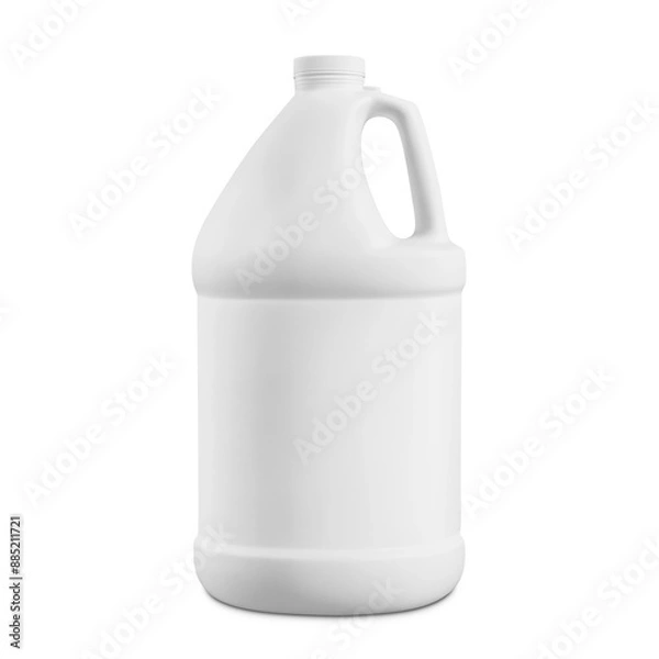 Obraz An image of a White Gallon Plastic Jug isolated on a white background