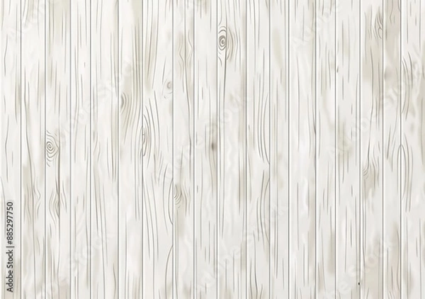 Fototapeta Pattern and texture of white wood for the background. Close-up.