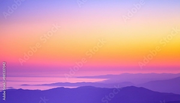 Fototapeta New grainy warm gradient with noise colors banner poster cover abstract background design.