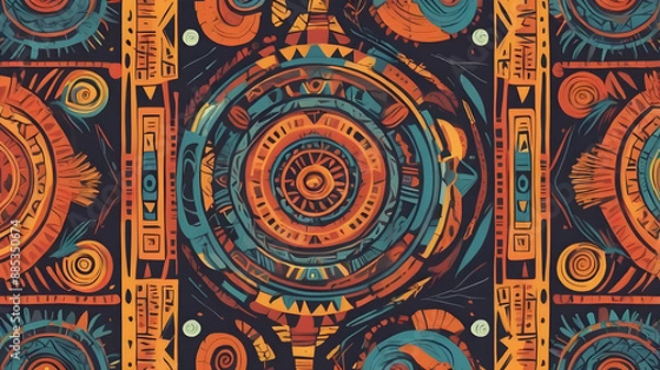 Fototapeta ornamental pattern in ancient style