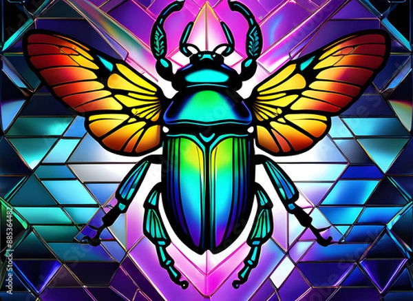 Obraz scarab generative ai