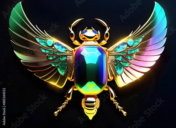 Obraz scarab generative ai