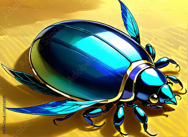 Obraz scarab generative ai