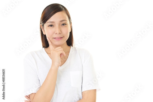 Obraz 微笑む女性