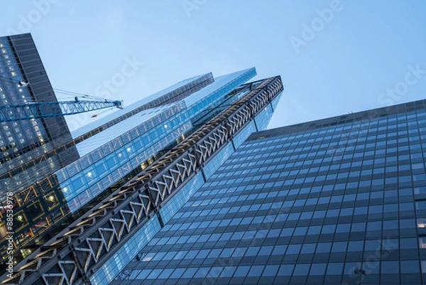 Fototapeta City towers slanting