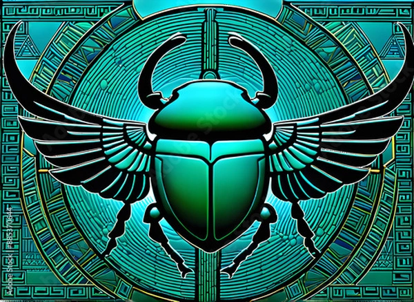 Obraz scarab generative ai