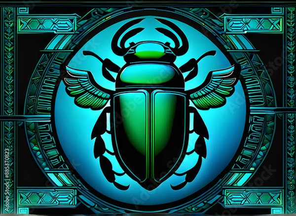 Obraz scarab generative ai