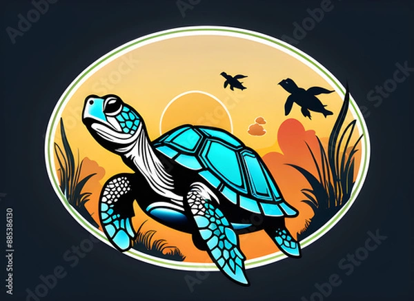 Obraz turtle  generative ai