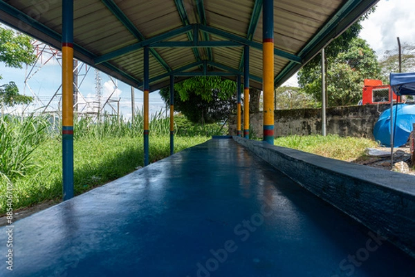 Obraz empty fish stall