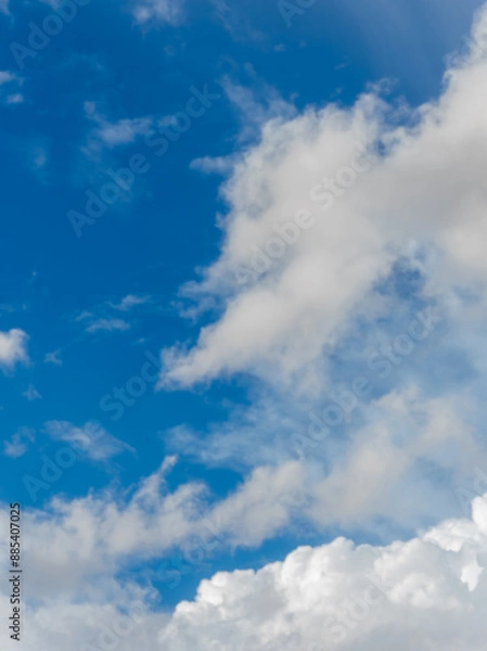 Obraz blue sky with clouds