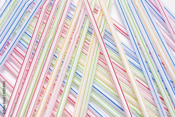 Fototapeta Chaotic straws background