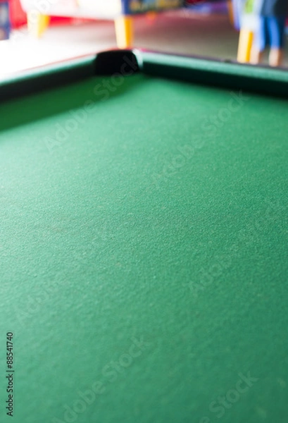 Obraz Green pool table