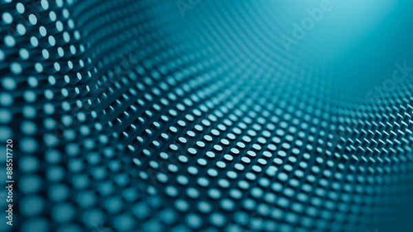 Fototapeta abstract gradient background in teal and blue halftone decoration creating a sleek modern feel 