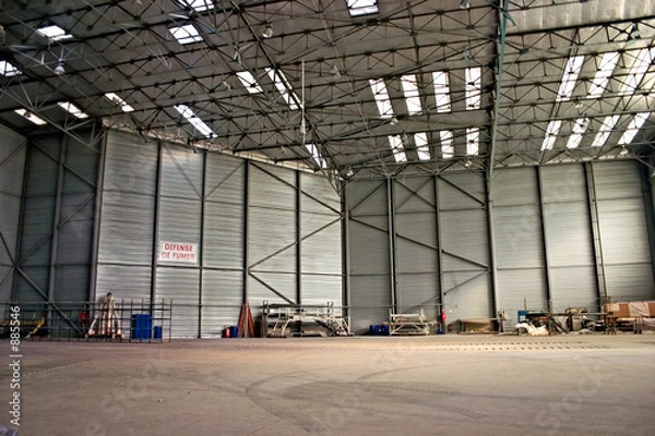 Obraz aviation hanger