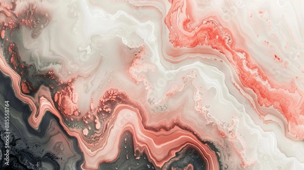 Fototapeta Modern abstract marble background with swirling patterns and luxurious colors