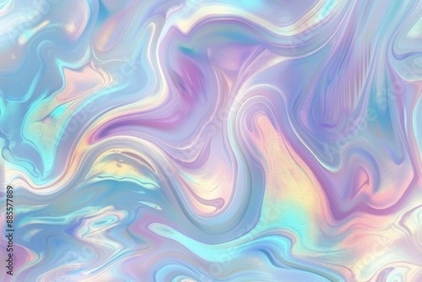 Fototapeta Pastel marble texture with ethereal fluid patterns