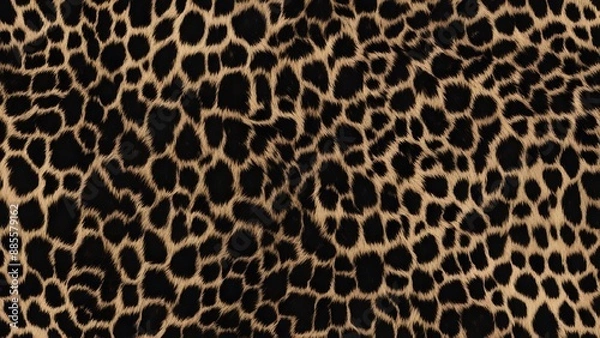 Obraz leopard fur texture, skin design fluffy background