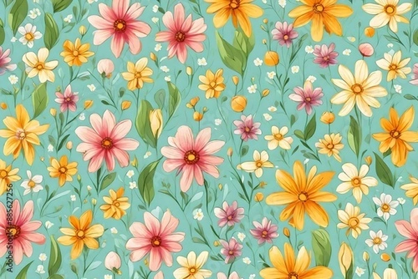 Fototapeta spring flower background.