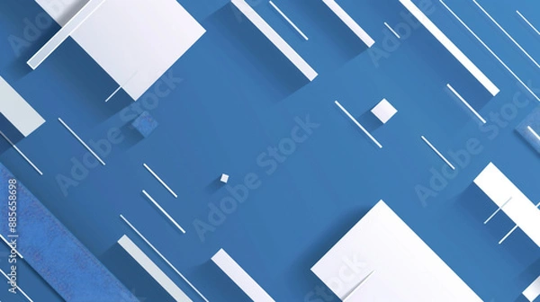 Obraz 夏や海を思わせる、爽やかな青い色合いのアイキャッチ・タイトル用グラフィック