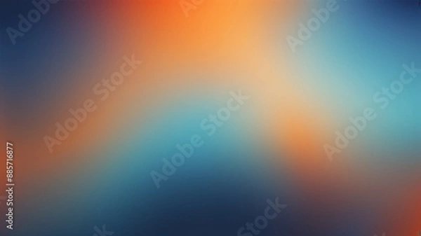Fototapeta blue and orange gradient background