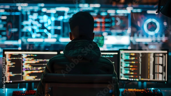 Fototapeta Coding Resilience: Handling Technical Glitches in Real-Time