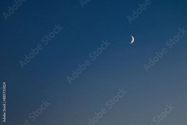 Fototapeta Die Sonne am Mond