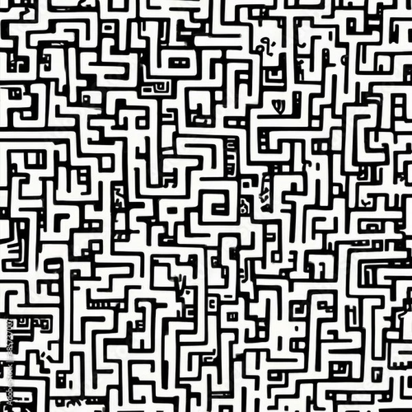 Fototapeta Maze Navigation Challenge