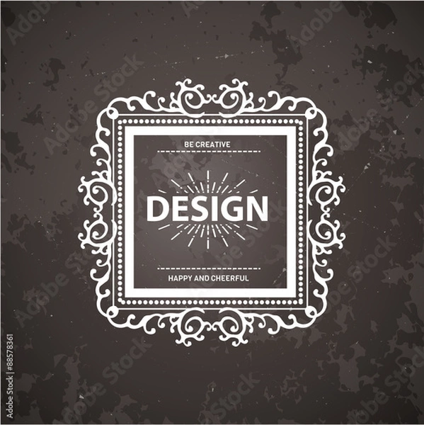 Fototapeta Monogram  luxury logo   template