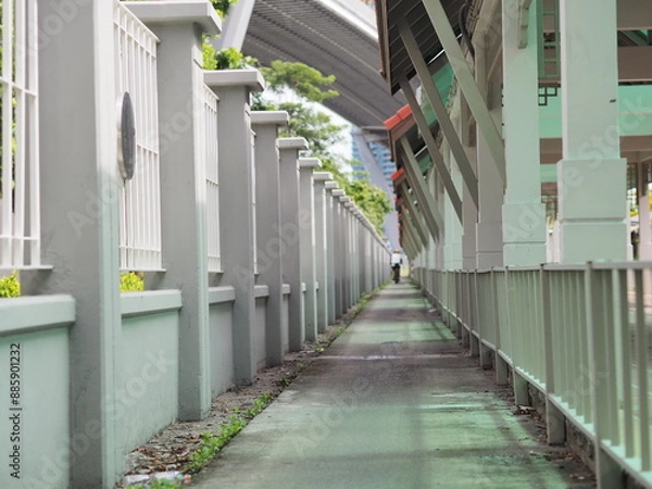 Obraz street in the town