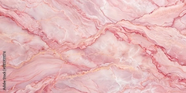 Fototapeta Pink marble background with elegant swirls and veins, pink, marble, background, texture, elegant, swirls, veins, luxurious