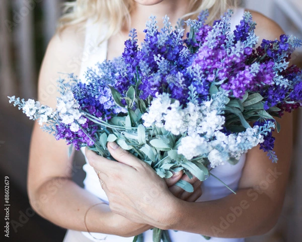 Obraz Девушка с сиренью