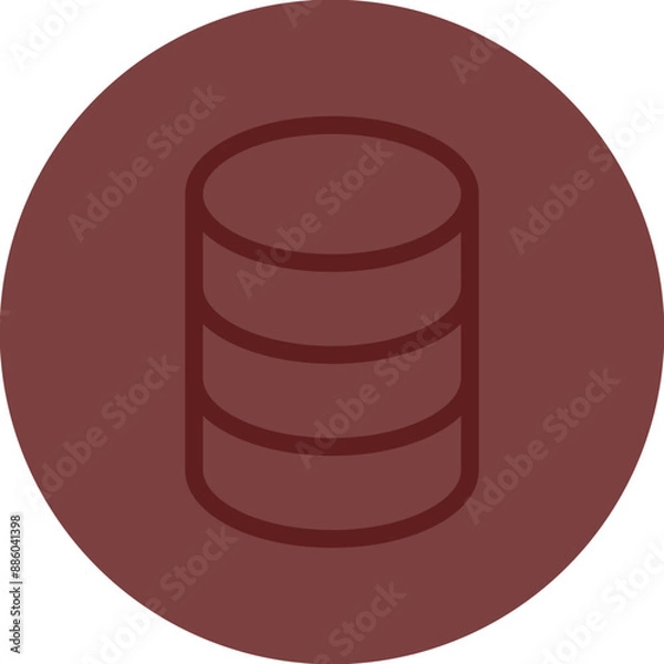 Fototapeta Data Vector Line Maroon Circle Maroon