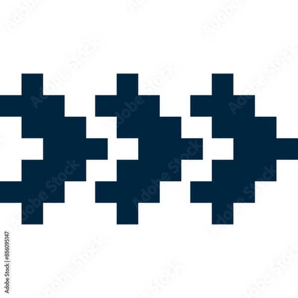 Fototapeta Pixel Arrow Element