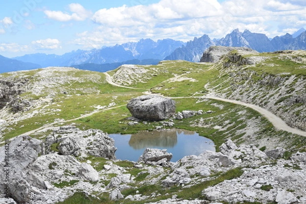 Obraz riflesso roccioso