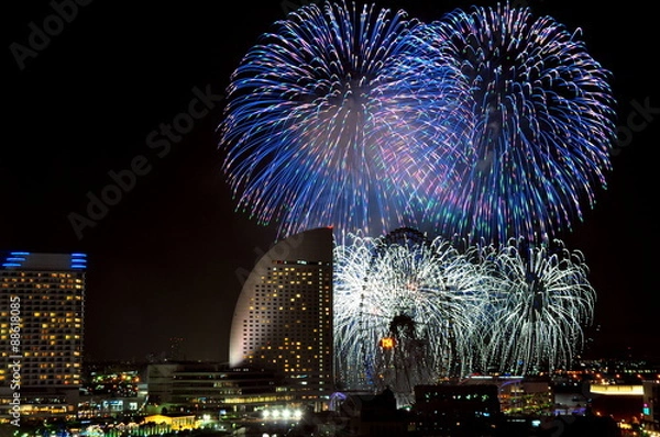Obraz 横浜の花火