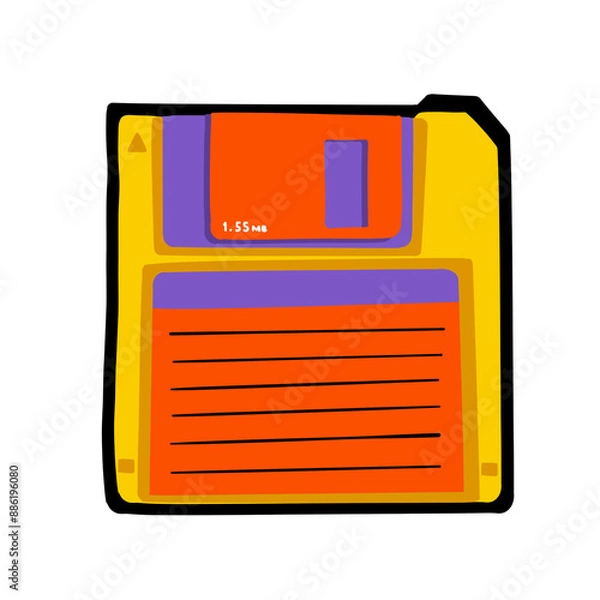 Fototapeta floppy disk drive