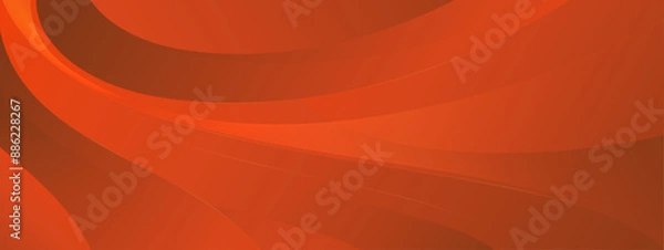 Fototapeta abstract background with red waves