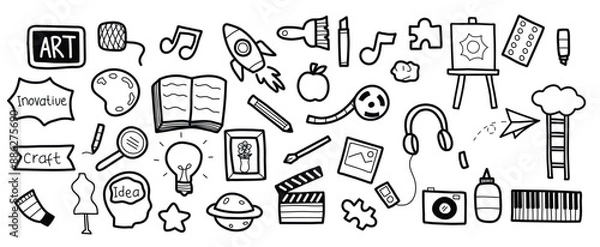 Obraz Creative Doodle Symbol