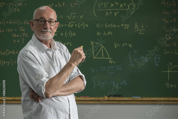 Obraz Portret dumnego profesora