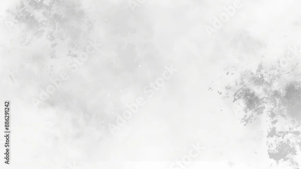Fototapeta Abstract Gray Watercolor Background A Grungy Texture Of Stains and Wash For Vintage Designs