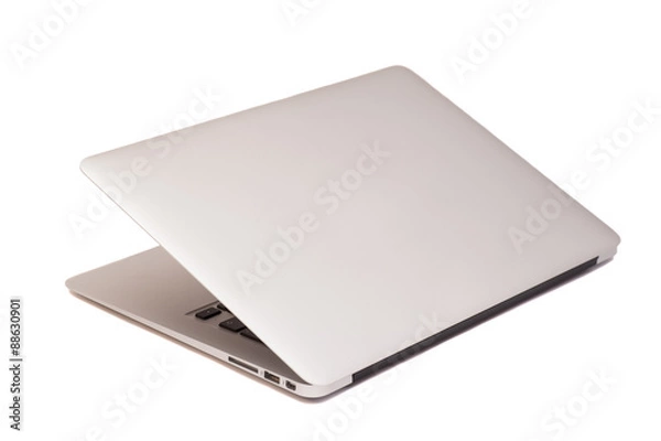 Fototapeta Laptop isolated on white